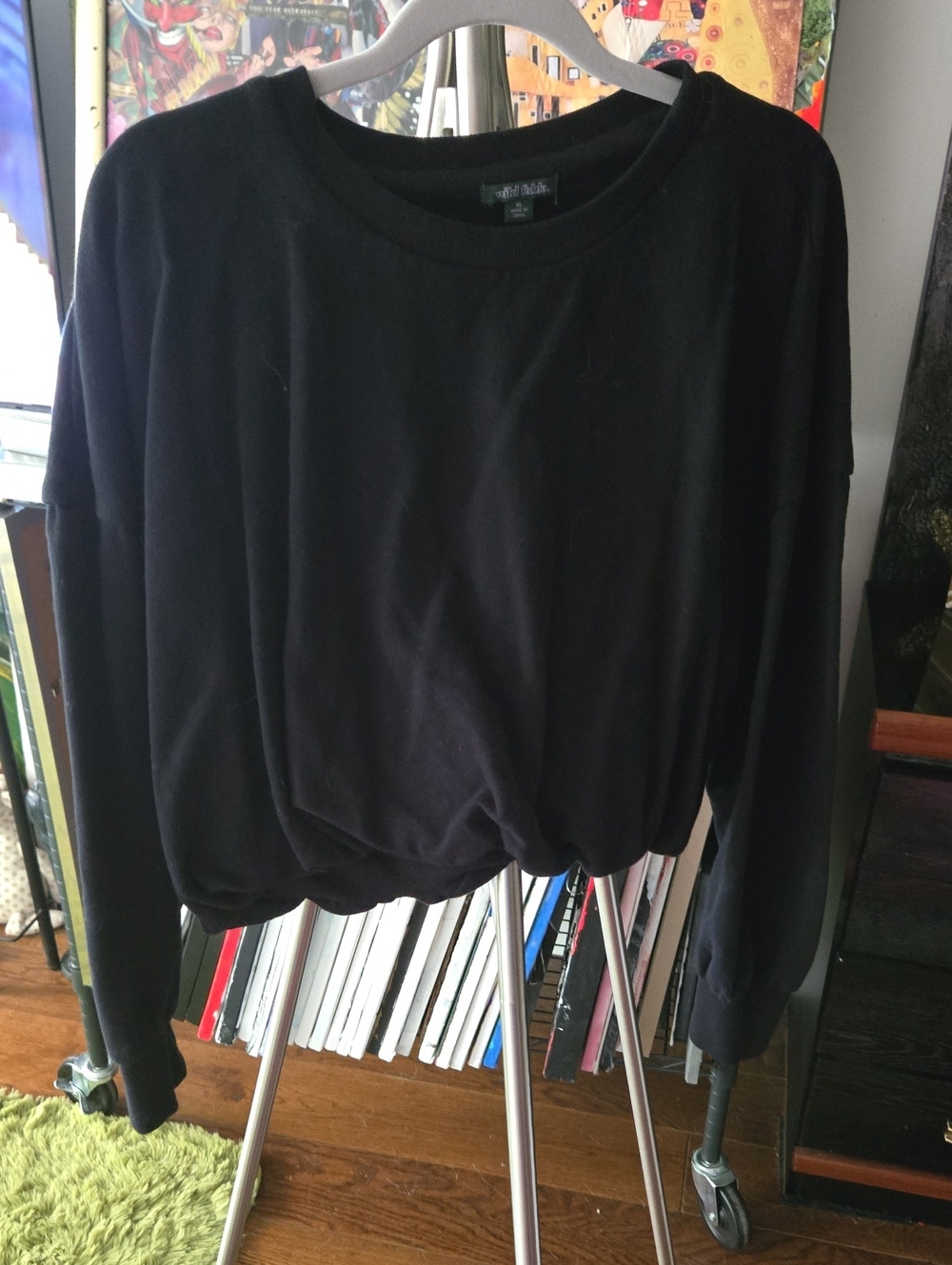 Wild Fable Xl Mid Rise Balloon Hem Double Layer Top